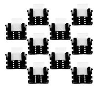 SOTECH Lot de 10 pieds de meuble, pieds de base, pieds réglables, support de panneau de 55 mm pour plinthe de panneau de base de 16 mm