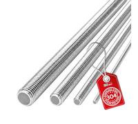 SOTECH, lot de 10 tiges filetées M3, longueur 500 mm, acier inoxydable SS304 A2-70, filetage métrique ISO standard, résistantes à la corrosion