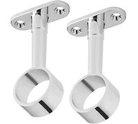 SOTECH Lot de 2 barres centrales pour tubes d'armoire ronds Ø 25 mm