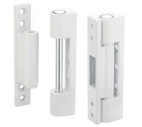 SOTECH Lot de 2 charnières de fenêtre 95 mm blanc RAL 9003 à visser
