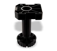 SOTECH Lot de 20 Pieds de Meuble, Pied de Base, Pied réglable, 150 mm