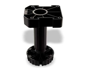 SOTECH Lot de 20 Pieds de Meuble, Pied de Base, Pied réglable, 150 mm