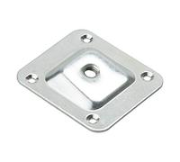 SOTECH Lot de 4 Connecteurs de pied de table à 10° pour pieds de meubles avec filetage M8 Connecteur de meuble incliné