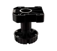 SOTECH Lot de 4 Pieds de Meuble 100 mm, Pied de Base, Pied réglable