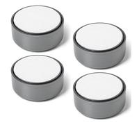 SOTECH Lot de 4 pieds de meuble GOLF Pied coulissant Pied de canapé Pied de socle Patins de meuble gris réglables