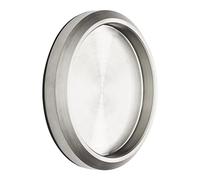 SOTECH MILA Poignée de porte coulissante Ø : 58 mm autocollante avec patin adhésif 3M Poignée de meuble en acier inoxydable véritable pour portes en verre et portes de chambre Poignée coquillage à