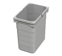 SOTECH Ninka eins2vier Poubelle Collecteur de déchets 7 L gris aluminium