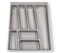 SOTECH ORGA-BOX II Range-couverts pour Noblessa tiroir de 45 cm jusqu'à 07/2012 (462 x 355 mm MESUREZ VOTRE DIMENSION DE TIROIR !) gris argenté