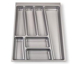 SOTECH ORGA-BOX II Range-couverts pour Noblessa tiroir de 45 cm jusqu'à 07/2012 (462 x 355 mm MESUREZ VOTRE DIMENSION DE TIROIR !) gris argenté