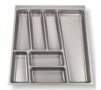 SOTECH ORGA-BOX II Range-couverts pour Noblessa tiroir de 50 cm jusqu'à 07/2012 (462 x 405 mm VEUILLEZ MESUREZ LES DIMENSIONS INTÉRIEURES DE VOTRE TIROIR !) gris argenté