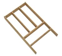 SOTECH Orga-Box Individual Range-couverts en bambou huilé (473 x 273 x 50 mm) Insert multifonctionnel Insert de tiroir Système de subdivision pour tiroirs d'une profondeur de 473 mm