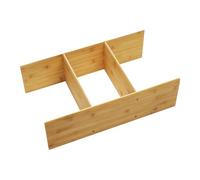 SOTECH ORGA-BOX Système de rangement pour tiroirs et tiroirs coulissants 473 x 273 x 145 mm Insert multifonctionnel en bambou huilé Insert pour tiroir Insert pour couverts de