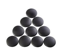 SOTECH pack de 20 butoirs de porte Ø 40 mm H : 9 mm butée noire amortisseur autocollante - protection parfaite pour murs et meubles