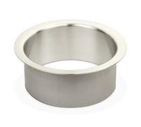 SOTECH Passe-Déchets à Encastrer dans le Comptoir Lavabo ou Plan de Travail Acier inoxydable finement Brossé Ø 180 mm Hauteur 70 mm