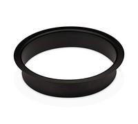 SOTECH Passe-Déchets à Encastrer dans le Comptoir Lavabo ou Plan de Travail Acier inoxydable Laqué Noir Ø 210 mm Hauteur 41,5 mm