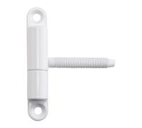 SOTECH Paumelle à percer 15 x 83 mm avec tenon M8 x 47 mm Paumelle de rénovation Paumelle à visser Charnière pour portes intérieures à visser/percer (acier blanc)