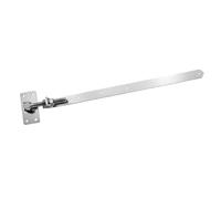 SOTECH Penture Anglaise Paumelle de Jardin M20 (770-870 mm) Acier Inox SS304 Ajustable Charnière à Congé Plate