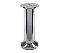 SOTECH Pied de meuble TERRA hauteur 150 mm chrome poli Pied d'armoire réglable en hauteur jusqu'à max. 15 mm, charge jusqu'à 250 kg