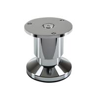 SOTECH Pied de meuble TERRA hauteur 50 mm chrome poli réglable en hauteur jusqu'à max. 15 mm charge jusqu'à 250 kg