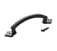 SOTECH Poignée de grange en fer A1 Longueur 252,5 mm Hauteur 63,5 mm noir Poignée de porte Poignée de meuble