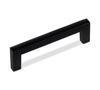 SOTECH Poignée de meuble Blackline I BA 96 mm noir mat, poignée d'armoire longueur 106 mm x largeur 10 mm x hauteur 28 mm