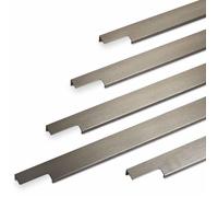 Poignée de Meuble BLANKETT 595 mm aspect Acier Inoxydable brossé Profil de Poignée pour raccord à vis arrière Poignée de Tiroir Poignée d'Armoire par SO-TECH®