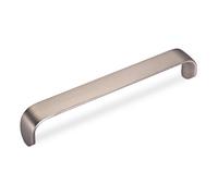 SOTECH Poignée de meuble DALE BA 160 mm aspect acier inoxydable mat Poignée de porte d'armoire Poignée de rail