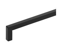 SOTECH Poignée de Meuble E8 en Acier Inoxydable Noir Mat - Forme de Barre/Encastrée - Entraxe 736 mm