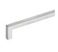 SOTECH Poignée de meuble E8 Entraxe 256 mm en acier inoxydable brossé Poignée barre