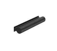 SOTECH Poignée de meuble HELSING BA 192 mm Noir anodisé Poignée profilée en aluminium