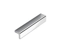 SOTECH Poignée de meuble MALMÖ BA 192 mm Chrome poli Poignée profilée en aluminium