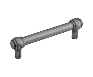 SOTECH Poignée de Meuble Style ALTHEA Aspect Vieil Argent BA 96 mm - Poignée de Campagne