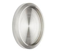 SOTECH Poignée de porte coulissante MILA Ø de la poignée : 58 mm à coller avec colle UV Poignée de meuble en acier inoxydable Poignée coquille pour portes en verre & portes de chambre de