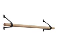 SOTECH Porte-manteau mural 120 x 150 mm avec tringle 500 mm chêne noir mat
