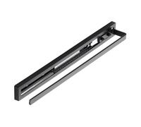 SOTECH Porte-serviettes coulissant STYLE à 1 bras noir 415 mm course 300 mm Porte-serviettes pour montage