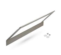 SOTECH Porte-serviettes Design OVATO 500 x 176 mm (Entraxe 384 mm) Acier inoxydable/Revêtement anti-traces de doigts/Porte-serviettes Salle de bain