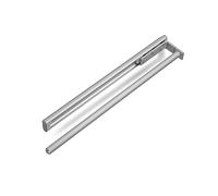 SOTECH Porte-serviettes en aluminium TED 1 bras EV1 anodisé (450-730 mm, extensible) Sèche-serviettes télescopique pour salle de bain ou cuisine
