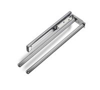 SOTECH Porte-serviettes en aluminium TED 2 bras chrome poli 325 - 487 mm, extensible, pivotant pour salle de bains ou cuisine