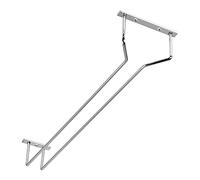 SOTECH Porte-verre pour 1 rangée de verres 120 x 500 x 70 mm Chrome poli
