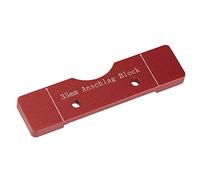 SOTECH Règle de butée pour le gabarit de perçage de précision T45, T48, T52 Bloc de butée spécialement conçu pour les interrupteurs à capteur avec boîtier de Ø 35 mm