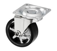 SOTECH Roulette de meuble design SHIFT Roulettes Ø 50 mm noires capacité de charge 35 Kg hauteur 64 mm