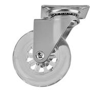 SOTECH Roulette de meuble SWIFT transparente Ø 75 mm sans dispositif de blocage