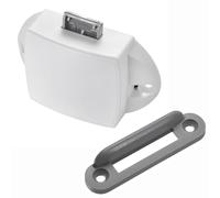 SOTECH Serrure en applique Push-Lock 77 x 44,5 x 21 mm blanc, Serrure de meuble Serrure d'armoire pour bateau & caravane