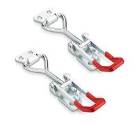 SOTECH Set de 2 Fermeture à Levier Loquet à Bascule M8 (Force de retenue | 600 kg, verrouillable) acier galvanisé verrouillage à levier réglable
