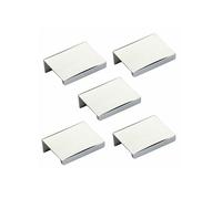 SOTECH Set de 5 x Poignées de Meuble Blankett Jane 50 mm Chrome poli Poignée pour Placard Poignées Fixation Arrière