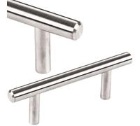 Sotech SO-TECH® Poignée Barre Poignée de Meuble G14 ACIER AFFINÉ Entraxe de trou 64 mm