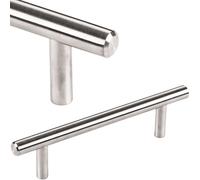 Sotech SO-TECH® Poignée Barre Poignée de Meuble G14 ACIER AFFINÉ Entraxe de trou 96 mm