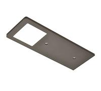 SOTECH Spot LED ligne Domus Aluminium Luminaire sous meuble FYN SE D-MOTION (190 x 70 mm, 12V, 5W, 2700-6000 K, Micro12, noir) de