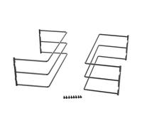 SOTECH Support p. 3 plaques de four (364 x 140 x 125 mm, chrome noir | pour caisson de 600 mm) support pour grilles de four - le rangement en toute simplicité