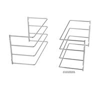 SOTECH Support p. 4 plaques de four (364 x 140 x 182 mm, chrome poli | pour caisson de 600 mm) support pour plaques de four - le rangement en toute simplicité